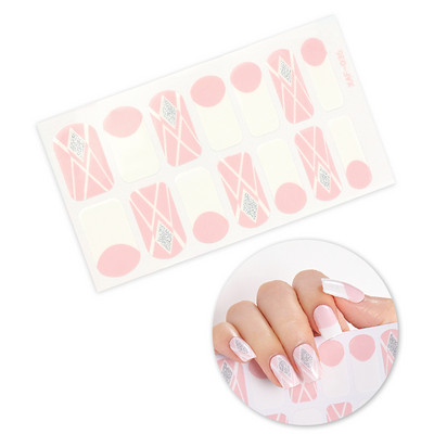 Nagykereskedelmi körömpakolás fényes körömdísz matrica teljes fedésű körömlakk matrica körömcsík nyári körömmatrica neki