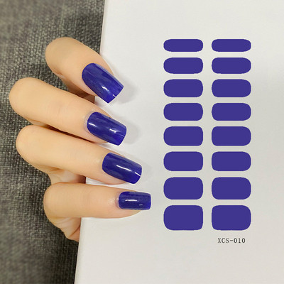 53 színű körömlakk matricák tiszta szín csíkok vízálló ragasztó köröm teljes matrica környezetvédelem barkács Nai matricák