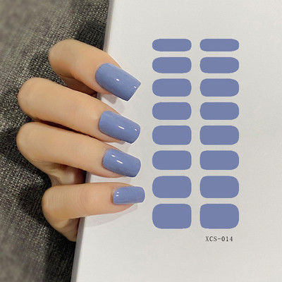 53 színű körömlakk matricák tiszta szín csíkok vízálló ragasztó köröm teljes matrica környezetvédelem barkács Nai matricák