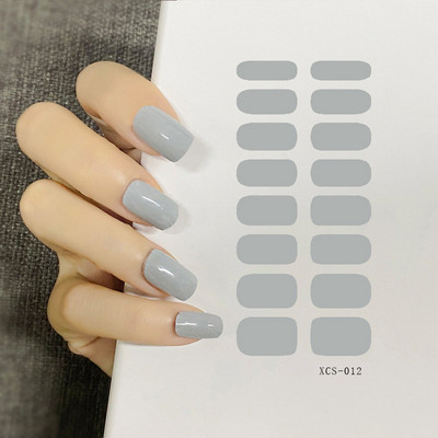 53 színű körömlakk matricák tiszta szín csíkok vízálló ragasztó köröm teljes matrica környezetvédelem barkács Nai matricák