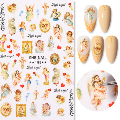 53 színű körömlakk matricák tiszta szín csíkok vízálló ragasztó köröm teljes matrica környezetvédelem barkács Nai matricák