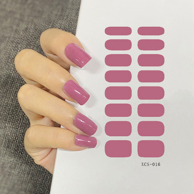 53 színű körömlakk matricák tiszta szín csíkok vízálló ragasztó köröm teljes matrica környezetvédelem barkács Nai matricák