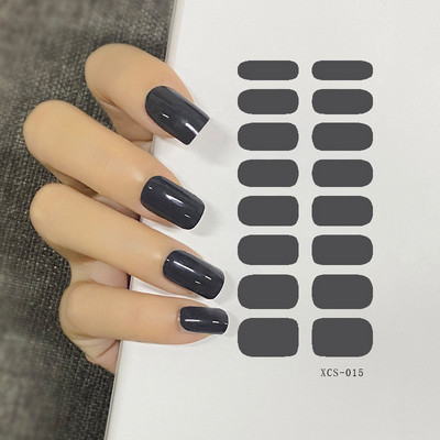 53 színű körömlakk matricák tiszta szín csíkok vízálló ragasztó köröm teljes matrica környezetvédelem barkács Nai matricák