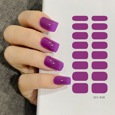 53 színű körömlakk matricák tiszta szín csíkok vízálló ragasztó köröm teljes matrica környezetvédelem barkács Nai matricák
