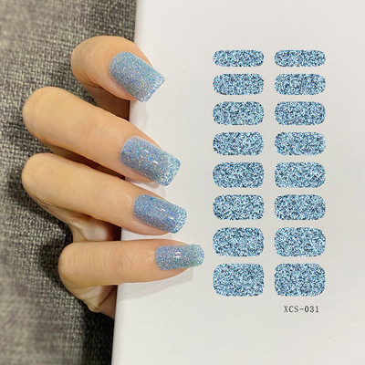 53 színű körömlakk matricák tiszta szín csíkok vízálló ragasztó köröm teljes matrica környezetvédelem barkács Nai matricák