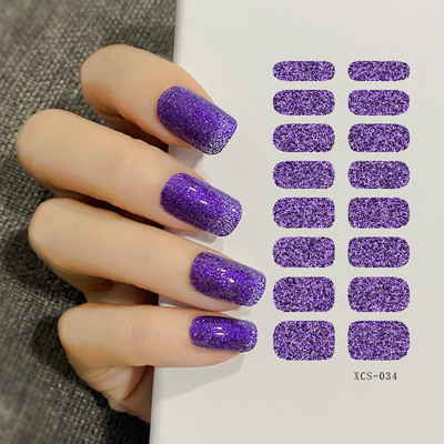 53 színű körömlakk matricák tiszta szín csíkok vízálló ragasztó köröm teljes matrica környezetvédelem barkács Nai matricák