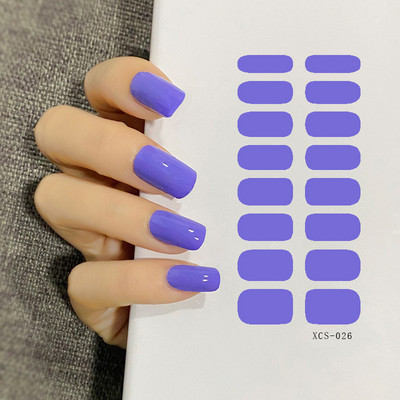 53 színű körömlakk matricák tiszta szín csíkok vízálló ragasztó köröm teljes matrica környezetvédelem barkács Nai matricák