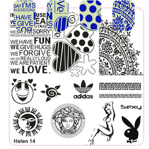 6*6 cm-es négyzet alakú körömbélyegző lemezek, barkácsolás csipke virágmintás körömdíszítő bélyegzősablonok képeslap stencilek