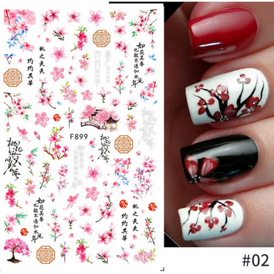 1 db juharlevelek 3D körömmatricák sárga arany levelek virágmintás matricák csúszka Atummn téma DIY körömdíszítés