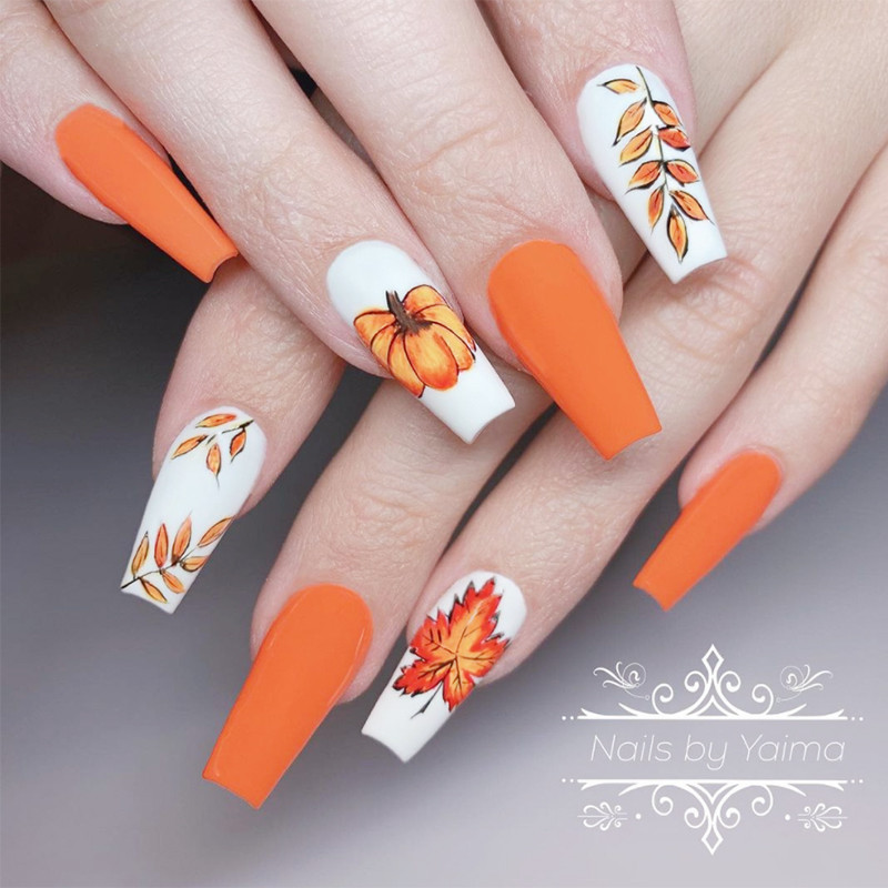 1 db juharlevelek 3D körömmatricák sárga arany levelek virágmintás matricák csúszka Atummn téma DIY körömdíszítés