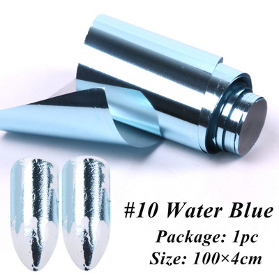 1 tekercs körömfóliák transzfer matricák tükör arany szál csillagos papír manikűr dekor divat körömdísz 100*4 cm NF996-1