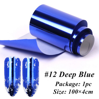 1 tekercs körömfóliák transzfer matricák tükör arany szál csillagos papír manikűr dekor divat körömdísz 100*4 cm NF996-1