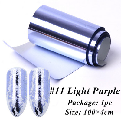 1 tekercs körömfóliák transzfer matricák tükör arany szál csillagos papír manikűr dekor divat körömdísz 100*4 cm NF996-1