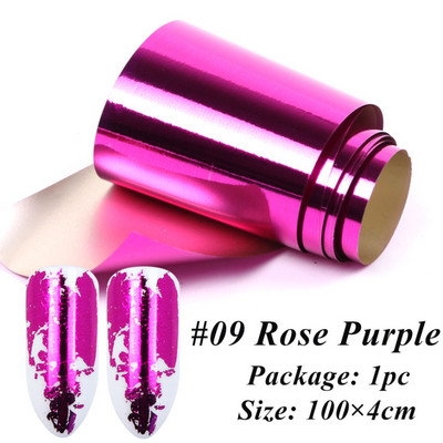 1 tekercs körömfóliák transzfer matricák tükör arany szál csillagos papír manikűr dekor divat körömdísz 100*4 cm NF996-1