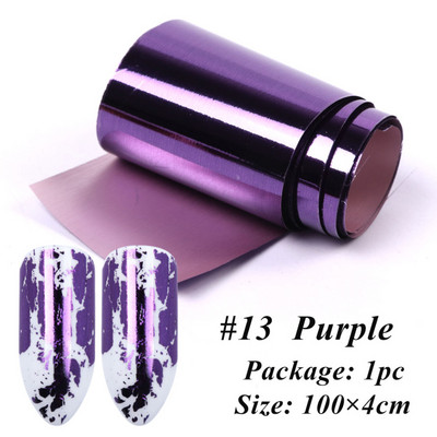 1 tekercs körömfóliák transzfer matricák tükör arany szál csillagos papír manikűr dekor divat körömdísz 100*4 cm NF996-1