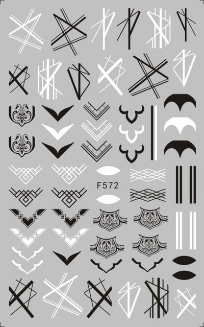 1db 3D matrica körmökhöz angol szöveges magazin tervezés körömcsúszka matrica absztrakt levél virág ragasztó matricák körömdíszítés