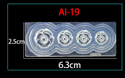 1 db 3D szilikon körömfaragó forma virágok levél pillangó forma bélyegző sablon körmös stencilek barkácsolás manikűr körömdíszítő eszközök