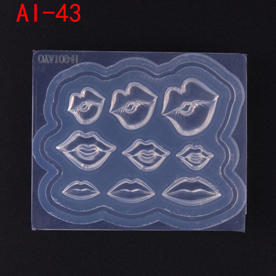 1 db 3D szilikon körömfaragó forma virágok levél pillangó forma bélyegző sablon körmös stencilek barkácsolás manikűr körömdíszítő eszközök