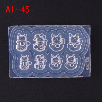 1 db 3D szilikon körömfaragó forma virágok levél pillangó forma bélyegző sablon körmös stencilek barkácsolás manikűr körömdíszítő eszközök