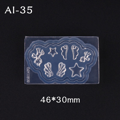 1 db 3D szilikon körömfaragó forma virágok levél pillangó forma bélyegző sablon körmös stencilek barkácsolás manikűr körömdíszítő eszközök