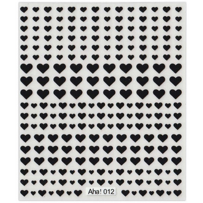 42 modell matrica körömmatrica 3D tapadó tapasz, mosoly/állat/virág körömdíszítések manikűr matrica húsvéti dizájn matrica