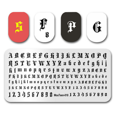 Hot Nail Art Stamping MouTeen020 Girl Line Art Sex Nail Stamping Plates Manikīra komplekts nagu štancēšanai