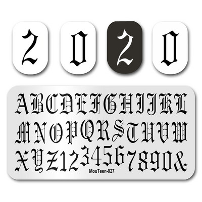 Hot Nail Art Stamping MouTeen020 Girl Line Art Sex Nail Stamping Plates Manikīra komplekts nagu štancēšanai
