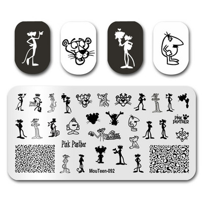 Küünte tembeldamine MouTeen139 Leonardo da Vinci Nail Art Plaadid Stamp King maniküüri komplekt küünte tembeldamiseks