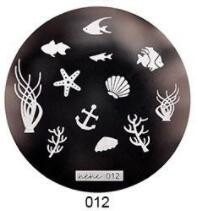 1db HeHe sorozat (001-028) Nail Art bélyegzősablon képlemezek 5,5 cm-es manikűr körömbélyegző bélyegző lemezek barkácsolt körömdizájnokhoz