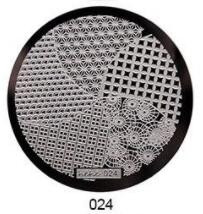 1db HeHe sorozat (001-028) Nail Art bélyegzősablon képlemezek 5,5 cm-es manikűr körömbélyegző bélyegző lemezek barkácsolt körömdizájnokhoz