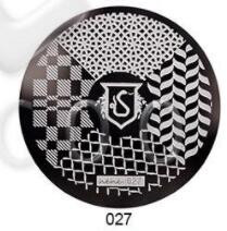 1db HeHe sorozat (001-028) Nail Art bélyegzősablon képlemezek 5,5 cm-es manikűr körömbélyegző bélyegző lemezek barkácsolt körömdizájnokhoz