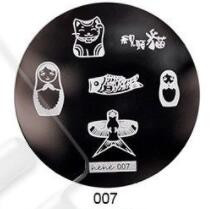 1db HeHe sorozat (001-028) Nail Art bélyegzősablon képlemezek 5,5 cm-es manikűr körömbélyegző bélyegző lemezek barkácsolt körömdizájnokhoz