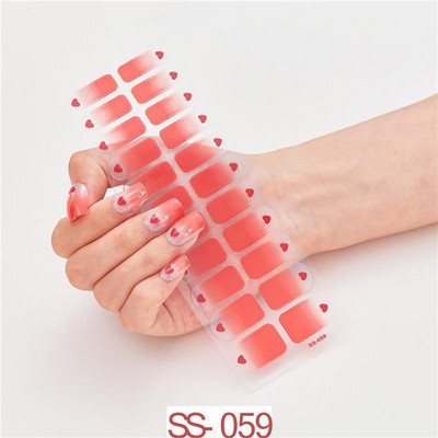 22 Tips/Sheet Snowflake Χριστουγεννιάτικα αυτοκόλλητα νυχιών Glitter σχέδιο μόδας βερνίκι νυχιών Αυτοκόλλητο ντεκόρ περιτυλίγματος αξεσουάρ για τέχνη νυχιών