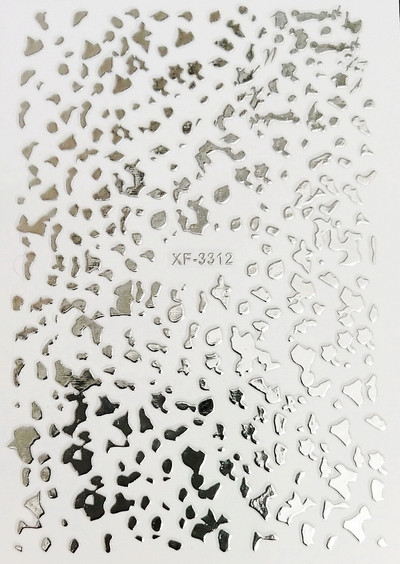 Τρισδιάστατο αυτοκόλλητο νυχιών Χρυσό ασημί μεταλλικό καμπυλωτό λουράκι Αυτοκόλλητο αυτοκόλλητο αυτοκόλλητο πολλαπλών μεγεθών για σχέδιο μανικιούρ