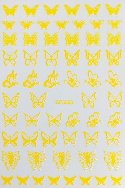 Τρισδιάστατο αυτοκόλλητο νυχιών Χρυσό ασημί μεταλλικό καμπυλωτό λουράκι Αυτοκόλλητο αυτοκόλλητο αυτοκόλλητο πολλαπλών μεγεθών για σχέδιο μανικιούρ