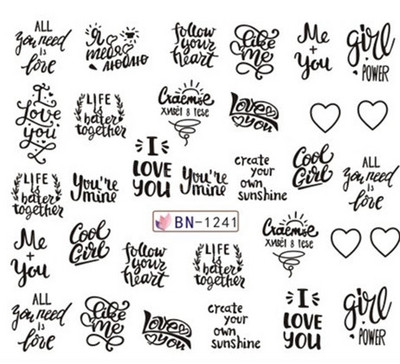 Αυτοκόλλητο Nail Art Αυτοκόλλητα Νερού Αυτοκόλλητα Μουσική Νότα Γραμμή Νύχια Αυτοκόλλητα Σχεδίαση slider Διακόσμηση Αξεσουάρ Μανικιούρ Αλουμινόχαρτο Περιτυλίγματα Pegatinas