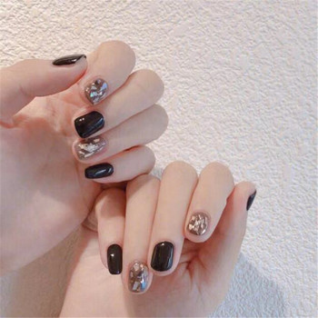 Lamemoria 1бр Beauty DIY Nail Patch Adhesive Nail Wraps Night Designs Gradient Moon Стикери за лак за нокти Водоустойчиви ленти за нокти