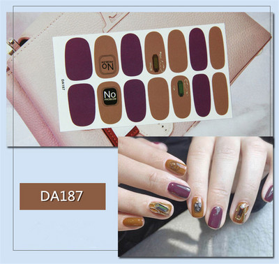 Lamemoria 1 τμχ Beauty DIY Nail Patch Αυτοκόλλητα Νυχτικά Σχέδια Νυχτερινής Κλίσης Αυτοκόλλητα Βερνίκι νυχιών Moon Αδιάβροχες λωρίδες νυχιών
