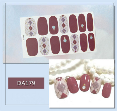 Lamemoria 1 τμχ Beauty DIY Nail Patch Αυτοκόλλητα Νυχτικά Σχέδια Νυχτερινής Κλίσης Αυτοκόλλητα Βερνίκι νυχιών Moon Αδιάβροχες λωρίδες νυχιών