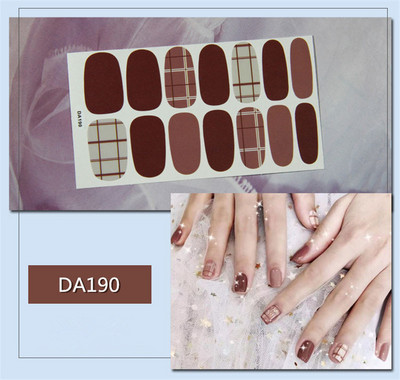 Lamemoria 1 τμχ Beauty DIY Nail Patch Αυτοκόλλητα Νυχτικά Σχέδια Νυχτερινής Κλίσης Αυτοκόλλητα Βερνίκι νυχιών Moon Αδιάβροχες λωρίδες νυχιών