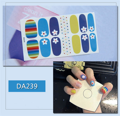 Lamemoria 1 τμχ Beauty DIY Nail Patch Αυτοκόλλητα Νυχτικά Σχέδια Νυχτερινής Κλίσης Αυτοκόλλητα Βερνίκι νυχιών Moon Αδιάβροχες λωρίδες νυχιών