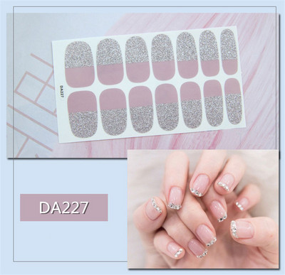 Lamemoria 1 τμχ Beauty DIY Nail Patch Αυτοκόλλητα Νυχτικά Σχέδια Νυχτερινής Κλίσης Αυτοκόλλητα Βερνίκι νυχιών Moon Αδιάβροχες λωρίδες νυχιών