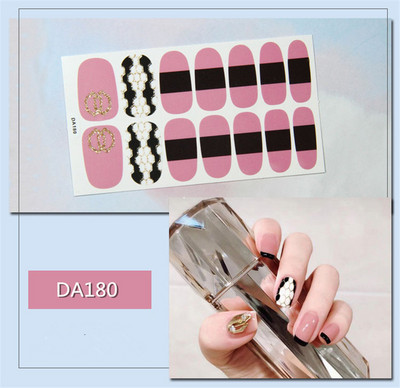 Lamemoria 1 τμχ Beauty DIY Nail Patch Αυτοκόλλητα Νυχτικά Σχέδια Νυχτερινής Κλίσης Αυτοκόλλητα Βερνίκι νυχιών Moon Αδιάβροχες λωρίδες νυχιών