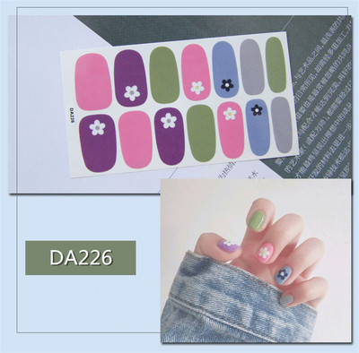 Lamemoria 1 τμχ Beauty DIY Nail Patch Αυτοκόλλητα Νυχτικά Σχέδια Νυχτερινής Κλίσης Αυτοκόλλητα Βερνίκι νυχιών Moon Αδιάβροχες λωρίδες νυχιών