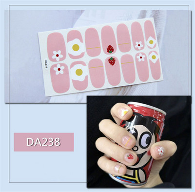 Lamemoria 1 τμχ Beauty DIY Nail Patch Αυτοκόλλητα Νυχτικά Σχέδια Νυχτερινής Κλίσης Αυτοκόλλητα Βερνίκι νυχιών Moon Αδιάβροχες λωρίδες νυχιών