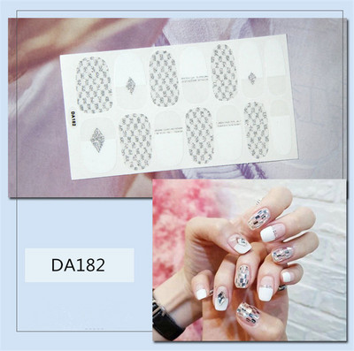 Lamemoria 1 τμχ Beauty DIY Nail Patch Αυτοκόλλητα Νυχτικά Σχέδια Νυχτερινής Κλίσης Αυτοκόλλητα Βερνίκι νυχιών Moon Αδιάβροχες λωρίδες νυχιών