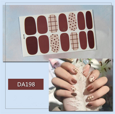 Lamemoria 1 τμχ Beauty DIY Nail Patch Αυτοκόλλητα Νυχτικά Σχέδια Νυχτερινής Κλίσης Αυτοκόλλητα Βερνίκι νυχιών Moon Αδιάβροχες λωρίδες νυχιών