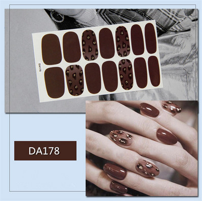 Lamemoria 1 τμχ Beauty DIY Nail Patch Αυτοκόλλητα Νυχτικά Σχέδια Νυχτερινής Κλίσης Αυτοκόλλητα Βερνίκι νυχιών Moon Αδιάβροχες λωρίδες νυχιών