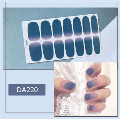Lamemoria 1 τμχ Beauty DIY Nail Patch Αυτοκόλλητα Νυχτικά Σχέδια Νυχτερινής Κλίσης Αυτοκόλλητα Βερνίκι νυχιών Moon Αδιάβροχες λωρίδες νυχιών