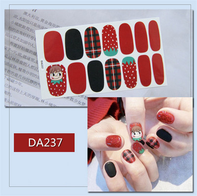 Lamemoria 1 τμχ Beauty DIY Nail Patch Αυτοκόλλητα Νυχτικά Σχέδια Νυχτερινής Κλίσης Αυτοκόλλητα Βερνίκι νυχιών Moon Αδιάβροχες λωρίδες νυχιών